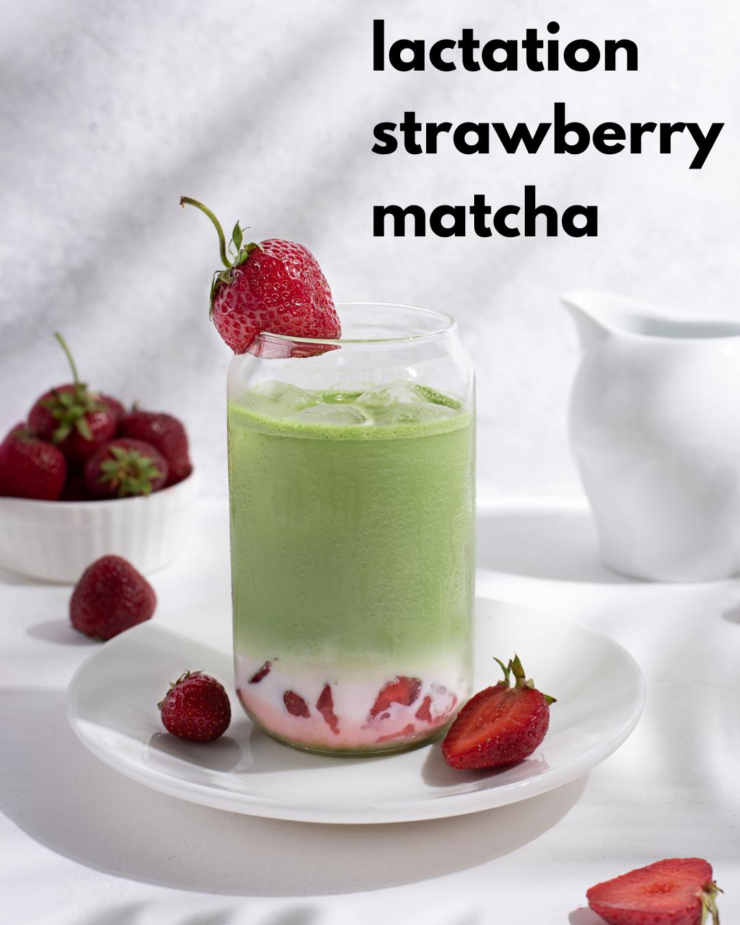 🍓Lactation Strawberry Matcha