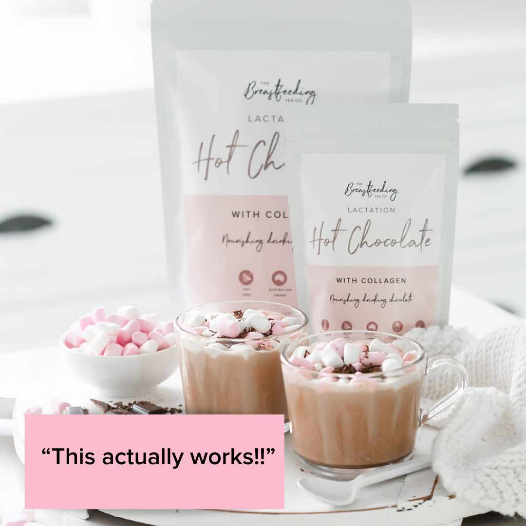 Lactation Hot Chocolate with Collagen (DF, SF)