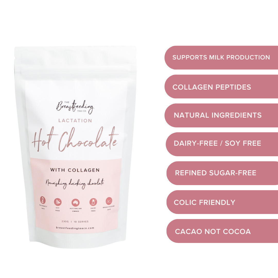 Lactation Hot Chocolate with Collagen  (DF, SF)