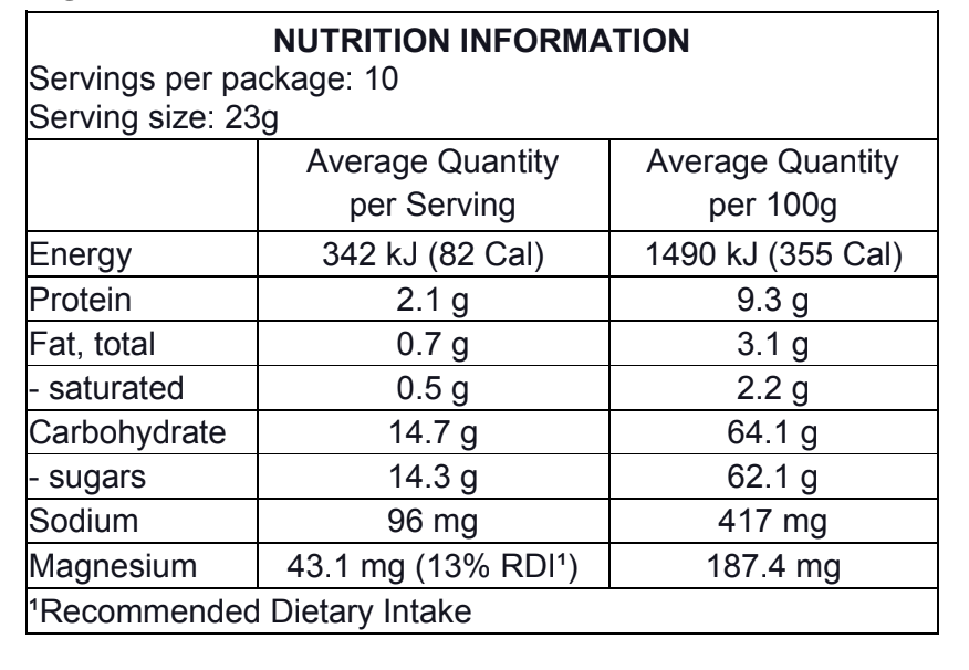 Lactation Sleep Chocolate with Magnesium (DF, SF, V)